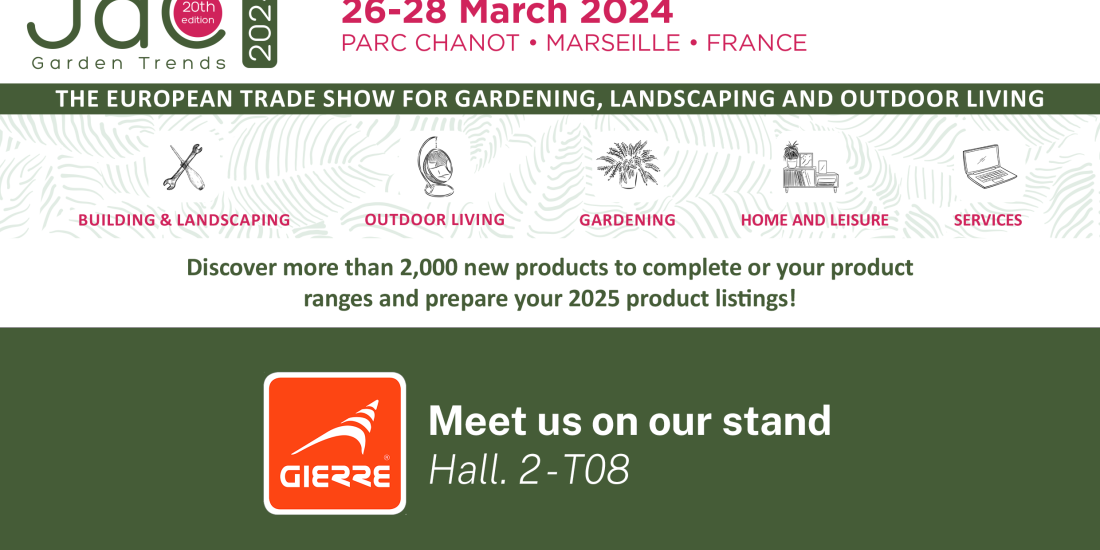 Siamo presenti al JDC Garden Trends